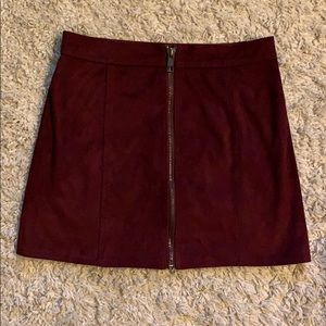Forever 21 Faux Suede Skirt